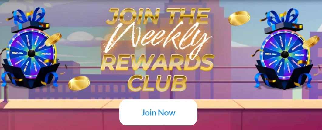 Join the Weekly Rewards Club – Exclusive bonuses every Monday
