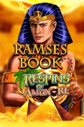 Ramses Book slot with golden pyramid and respins